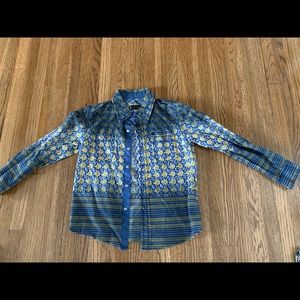 Boys button snap Smash shirt